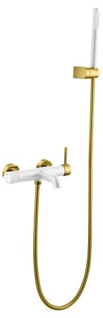 Смеситель для ванны Boheme Uno. White Gold 463-WG