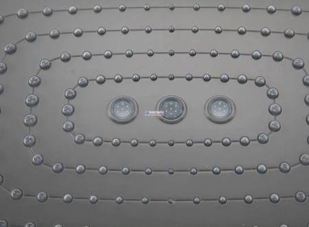 Душевая система Gappo G2448-9 Оружейная сталь с изливом