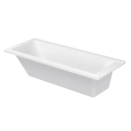 Duravit D-Code Ванна акриловая 170х70см., встраиваемая, с 1 наклоном для спины, выпуск в зоне ног, цвет: белый