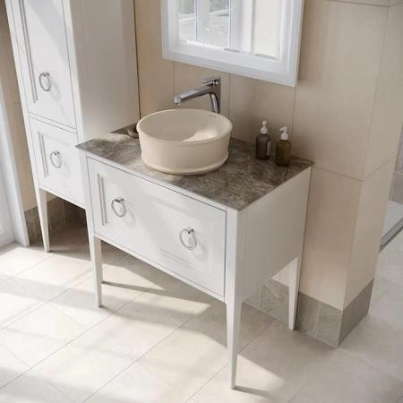 Раковина Kerama Marazzi CIRCO ЧИРКО CI.wb.36\SAN накладная 36, песочная матовая