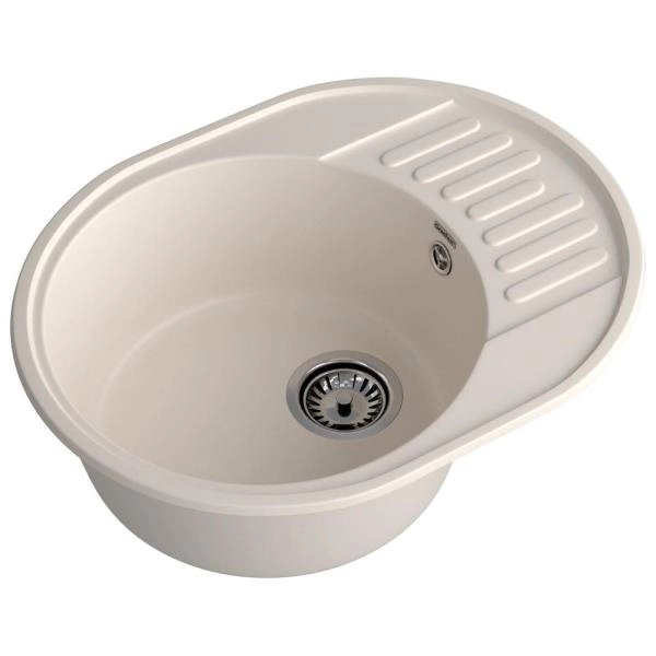 Кухонная мойка GranFest QUARZ 58, белый