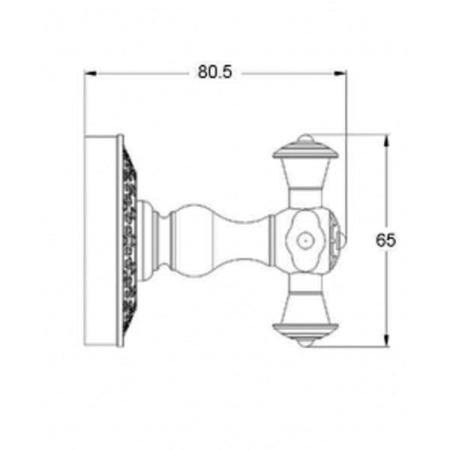 Двойной крючок Bronze de Luxe WINDSOR (K25205) бронза