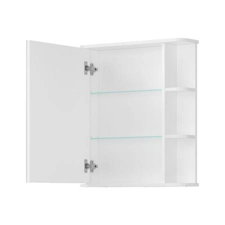 Шкаф зеркальный Twing 60 белый глянец