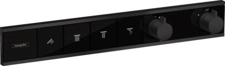 Hansgrohe 15382670 RainSelect Термостат для 4х потребителей, матовый черный