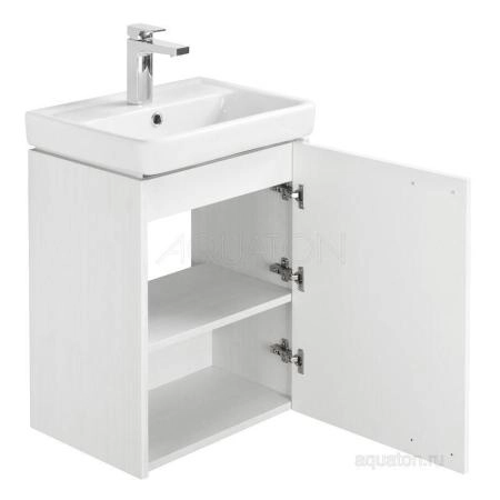 Тумба под раковину Акватон Йорк 50 1A170901YOAY0 белый/выбеленное дерево