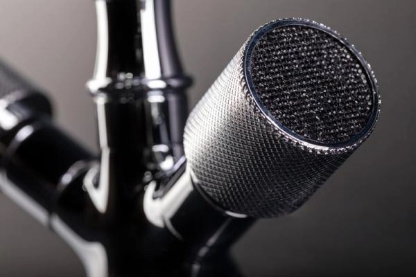 Смеситель для биде Boheme ROYAL CRYSTAL BLACK, хром_Комплект 276-Royal/CRST black