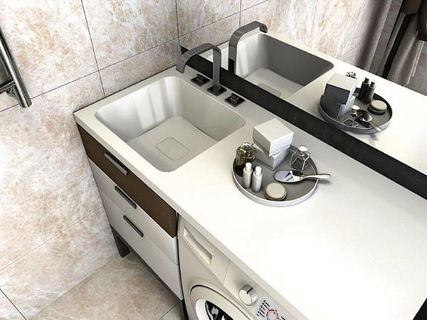 Раковина над стиральной машиной Madera Kamilla 110, левая