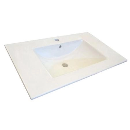 Тумба с раковиной Comforty Женева-75 дуб белый