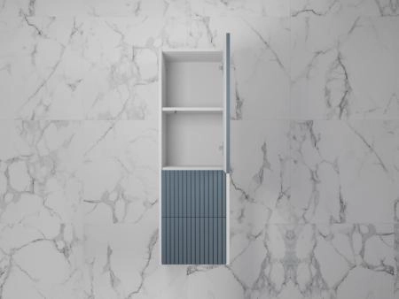 Пенал Style Line Стокгольм 360 см подвесной 2 ящика графит софт