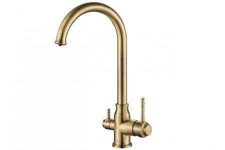 Смеситель для кухни ZORG Steel Hammer (SH 763 BRONZE) бронза