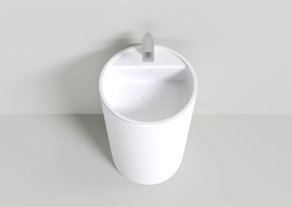 Раковина NT BAGNO NT607 LODI 470x470 искусственный камень белый матовый