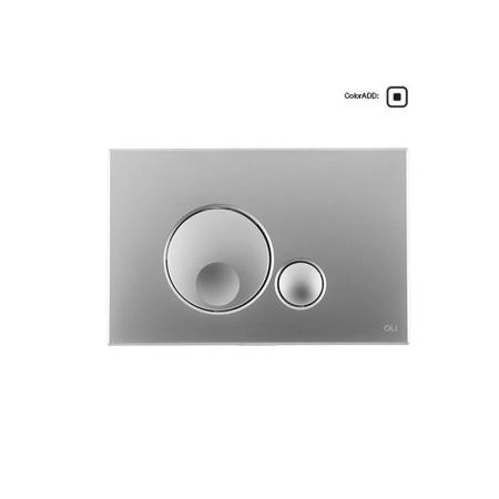 Панель OLI механическая двойная Globe, пластик, хром матовый, 152951