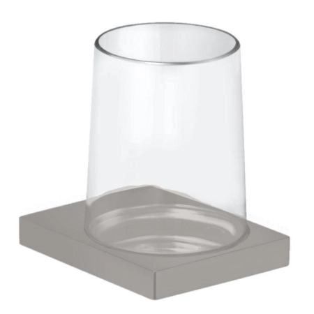 Держатель стакана KEUCO Edition 11 Прозрачный/никель шлифованный 11150059000