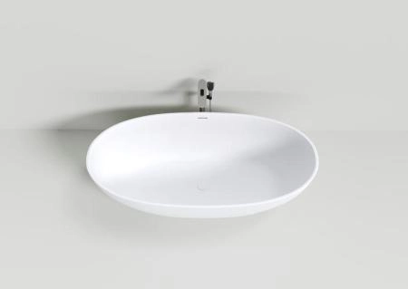 Ванна NT BAGNO NT205A TRIESTE 1800x760 искусственный камень белый матовый