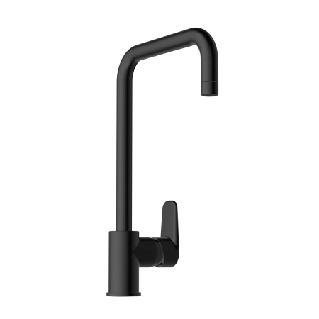 Смеситель VitrA Flow Soft  A4342636EXP с поворотным изливом однорычажный матовый черный латунь