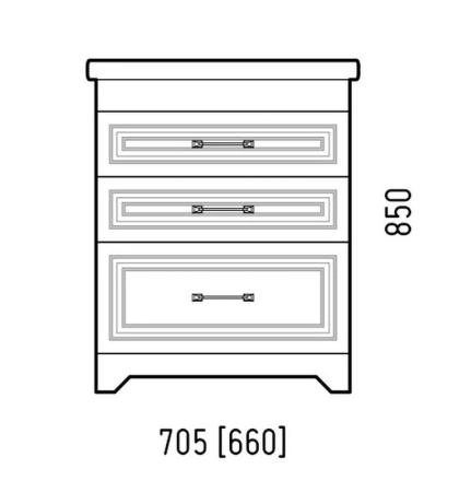 Тумба напольная Corozo Каролина 70 Z3, Сомо 70 / Фостер 70(раковина отдельно)