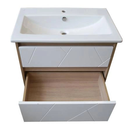 Тумба ASB-Mebel Диана 75 Белый/дуб янтарный подвесная под умывальник Элина 75