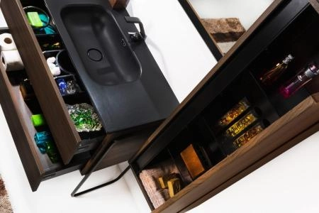 Пенал Boheme Vallessi 120*35*28,5cm Dark Oak 836-D