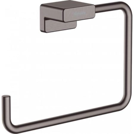 Hansgrohe AddStoris 41754340 Кольцевой держатель полотенец шлифованный черный хром