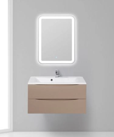 Тумба под раковину Belbagno MARINO Rovere Bianco подвесная 900x450x500 MARINO-900-2C-SO-WO-P