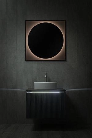 Зеркало Silver Mirrors Mone 800х800 теплый свет 3000К, бегущая подсветка, бесконтактный сенсор