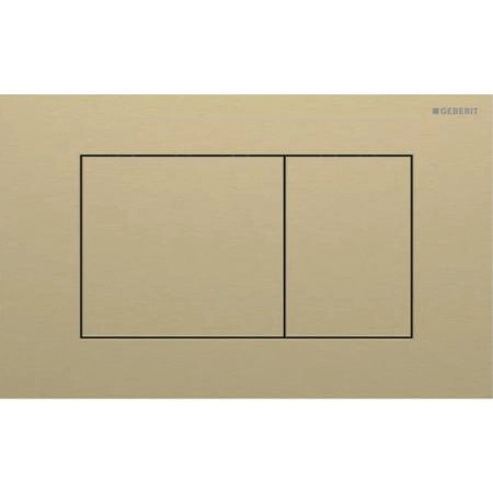 Geberit Sigma40 Клавиша для двойного смыва, квадратная: Латунь