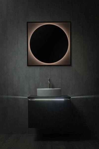 Зеркало Silver Mirrors Mone 800х800 теплый свет 3000К, бегущая подсветка, бесконтактный сенсор