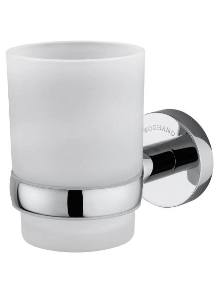 Стакан для зубных щеток с держателем WONZON & WOGHAND EASY, Хром (WW-8121)