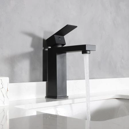 Смеситель Gid Anchel SS979-BM-K для раковины Черный матовый