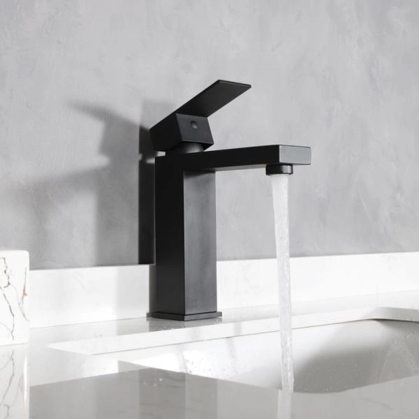 Смеситель Gid Anchel SS979-BM-K для раковины Черный матовый