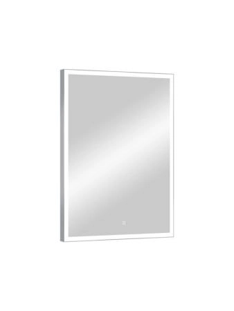 Зеркало Континент Frame Silver LED 600х800 ЗЛП891 с подсветкой