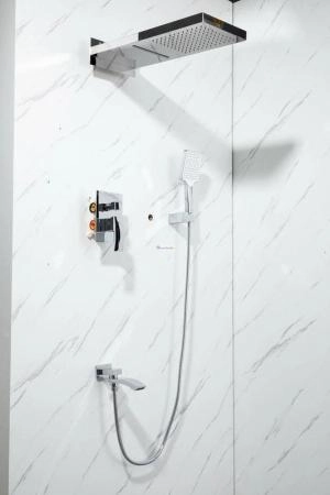 Душевая система Gappo G7107-70 встраиваемая 3-функции Хром с изливом