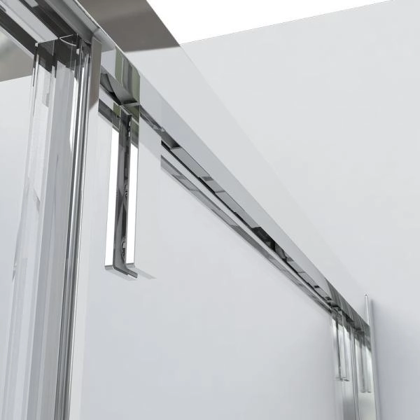 Душевой уголок Vincea Lugano VSR-1L1012CLGM-1, 1200*1000, вороненая сталь, стекло прозрачное