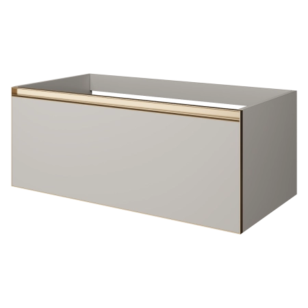 QUATRO 1 100CM тумба Boheme CASHMERE профиль MATT GOLD 790-M1-100-CM-MG