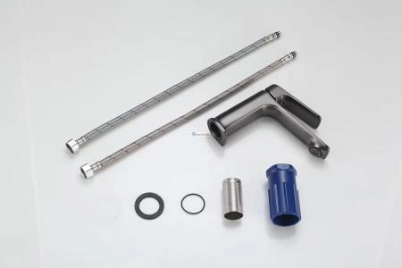 Смеситель для раковин Frap F1086-9 оружейная сталь