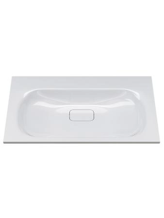 Раковина Uperwood Sunrise Rsunrise80wg0 80 см белая глянцевая без отверстия под смеситель