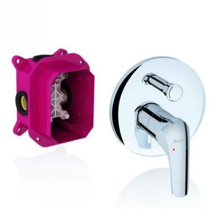 Смеситель Ravak Rosa для ванны скрытого монтажа RS 065.00