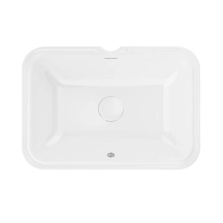 Раковина Kerama Marazzi PLAZA ПЛАЗА PLR.wbu.55 встраиваемая снизу 55, белая глянцевая