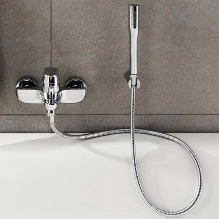 Смеситель Grohe Eurosmart Cosmopolitan 32832000 для ванны с душевым гарнитуром Euphoria