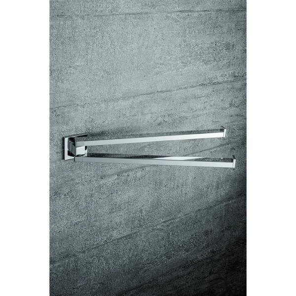 Полотенцедержатель Colombo Basic Q B3712 33.4см двойной поворотный, хром