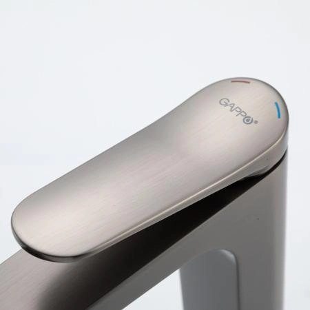 Смеситель GAPPO G1010-29 для раковины высокий, оружейная сталь