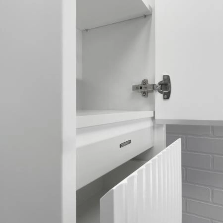 Шкаф-колонна Comforty Марсель-40 00-00012273 белая матовая
