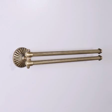 TW Retro Opal Полотенцедержатель вращающийся двойной 41,5см, цвет бронза (ПРОДАЕМ со склдаа!)