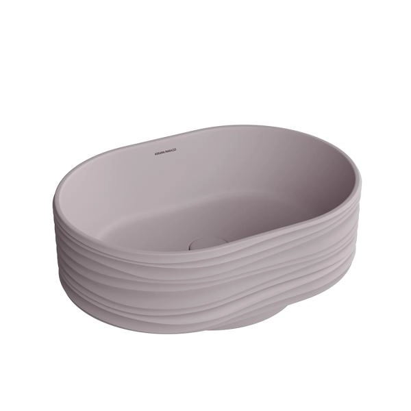 Раковина Kerama Marazzi SABBIA САББЬЯ SA.wb.50\MAL накладная 50, мальва матовая
