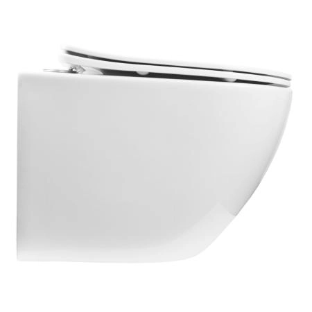 Унитазы Azario Унитаз подвесной безободковый Azario Grado AZ-0046 SP с крышкой микролифт