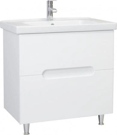 Тумба под раковину Bellezza Андрэа 80 напольная с 2 ящ. белая