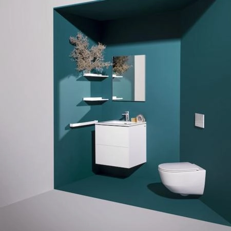 Laufen Pro Унитаз подвесной, безободковый, 53х36х34см., покрытие LCC, цвет: белый