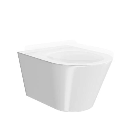 Унитаз Kerama Marazzi PLAZA MODERN ПЛАЗА МОДЕРН PLMR.wc.02 подвесной безободковый, белый глянцевый