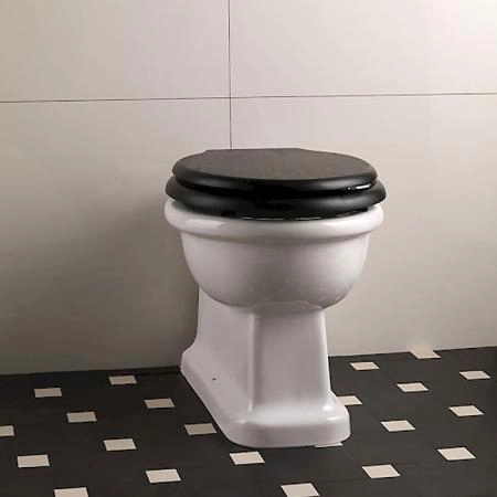 Devon Etolie Унитаз напольный 39x49xh40 см. под встраиваемый бачок, цвет белый
