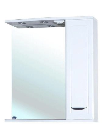Зеркало-шкаф Bellezza Классик 60 L с подсветкой белый